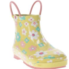 Western Chief Rain Boots With Pull On Handles Premium Waterproof Boots Little Girls Nwt Size 12 Western Chief Toddler Girls' Alice Floral Print Rain Boots Yellow New With Tags Premium Rubber Construction Waterproot Two Pull Handles Promotes Self-Dressing Shaft 3" Height Cute Waterproof Rain Boots For Outdoor, Cute Waterproof Outdoor Rain Boots, Spring Outdoor Weatherproof Rain Boots, Playful Non-slip Rain Boots With Round Toe, Cute Waterproof Boots With Round Toe, Weatherproof Spring Boots With Round Toe, Spring Weatherproof Boots With Round Toe, Waterproof Round Toe Boots For Spring, Playful Non-slip Round Toe Rain Boots