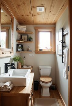 25 Genius Tiny Bathroom Ideas For Your Makeover Bathroom Hacks, Frosted Glass Door, Wall Niche, Tiny Bathrooms, Recessed Ceiling, Clever Storage Solutions, Tiny Bathroom