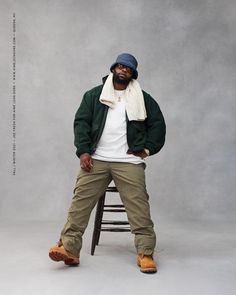 Fall / Winter 2021 - The World's Borough Chubby Men Fashion, Matty Matheson, Creative Fashion Photography, Aime Leon Dore, Streetwear Men Outfits, The Unknown, Big Men, Mode Inspiration, Mens Street Style