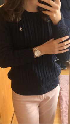 Ralph Loren Sweater Outfit, Polo Ralph Lauren Sweater Aesthetic, Polo And Sweater Outfits, Black Ralph Lauren Sweater Outfit, Ralph Lauren Sweater Outfits Women, Polo Sweater Outfit Aesthetic, Polo Ralph Lauren Sweater Women, Ralph Lauren Blue Sweater Outfit, Ralph Lauren Old Money Outfits