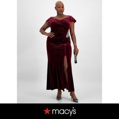 in stock Burgundy Velvet Dresses Dillards Xscape, Plus Size Velvet Evening Gown, Red Velvet Dress Plus Size, Velvet Maxi Dress Plus Size, Burgundy Velvet Dress Plus Size, Alex Evenings, Velvet Gown, Sneaker Dress Shoes, Fashion Deals