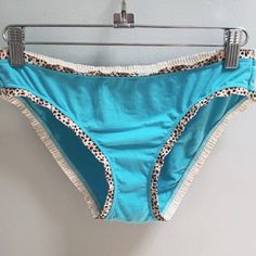 Victoria's Secret Vintage Bikini Panty Size L Blue Stretch Bottoms For Poolside, Light Blue Swimming Briefs, Victoria's Secret Light Blue Bottoms For Summer, Light Blue Stretch Bottoms For Beach Season, Vacation Blue Brief Bottoms, Victoria's Secret Blue Bottoms For Summer, Victoria's Secret Blue Summer Bottoms, Light Blue Stretch Bottoms For Poolside, Victoria's Secret Blue Beach Bottoms