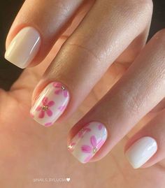 #nails #nailart #nailsofinstagram #manicure #nailsoftheday #gelnails #beauty #nail #nailsart #nailsdesign #nailsonfleek #naildesign #acrylicnails #nailstagram #nailtech #naildesignnailstyle #instanails #nailsnailsnails #nailartist #nailpolish #love #nailinspo #nailswag #inspire #gelpolish #unhas #gel #glitternails Best Summer Nail Designs, Multicolor Nails, Summer Nail Designs, Short Gel Nails, Simple Gel Nails, Cute Gel Nails, Nails Spring, Short Acrylic Nails Designs, Nail Art Ideas