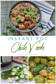 instant pot chile verde is an easy and delicious side dish