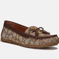 Coach Women Loafers Size 9 Casual Coach Slip-on Flats, Coach Fall Loafers With Round Toe, Coach Loafers With Round Toe For Fall, Coach Casual Loafers, Coach Casual Loafers With Flat Heel, Fall Coach Slip-on Loafers, Fall Coach Loafers With Round Toe, Casual Coach Loafers With Flat Heel, Casual Coach Loafers