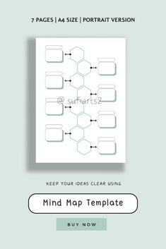 ✨ Elevate your planning and creativity with our Mind Map Template. Click "Add to Cart" and start turning your ideas into action! 💭💡

Get organized and inspired! 🌟📌

***BUNDLE INCLUDES***
- 6 + 1 EXTRA Mind Map Printable Templates
- Portrait orientation
- 210mm x 297 mm
- You can use the templates over and over again
- Print and you can enjoy your mind map to ease you brainstorm an ideas.