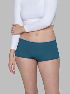 Women’s Fruit of the Loom Getaway Collection, Cooling Mesh Underwear offers comfort and versatility no matter where life takes you. These boyshorts are made with stretchy, lightweight mesh fabric that will stay in place throughout your everyday adventures. Designed with quick dry and odor control benefits that will keep you cool and fresh all day. As always, these panties are tag free and made with 100% cotton liner for comfort. The Getaway Collection is the perfect addition for your next getawa Seamless 4-way Stretch Short Bottoms, Stretch Green Pajama Shorts, Green Stretch Pajama Shorts, Stretch Seamless Pajama Shorts, Leg Bands, Everyday Adventures, Fruit Of The Loom, Boy Shorts, The Loom