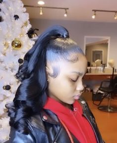 Sleek High Ponytail, Black Kids Braids Hairstyles, Black Hair Updo Hairstyles, Ponytail Tutorial, Brazilian Body Wave Hair, Hair Body Wave, Quick Braided Hairstyles