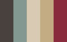 the color scheme for this wallpaper is maroon, brown and beige with neutral tones