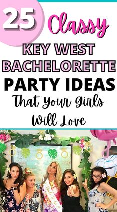 Unlock the magic of Key West for an unforgettable bachelorette bash. We'll inspire you with creative and vibrant ideas, from beachside decor that captures the essence of Key West chic to custom t-shirts that celebrate your unique crew. Discover DIY projects for decorations and favors that add a touch of personality, making every detail a reflection of the joyous occasion.  Elevate your celebration with welcome bags, poolside glam, and nail art trends that leave a lasting impression.  Prepare for a vacation filled with laughter, sunshine, and memories that will last a lifetime.  


#BacheloretteParty