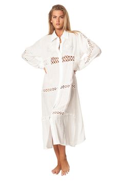 Women Loose Long Sleeve Shirt Dress Swimsuit Cover Ups by La Moda. Make your summer colorful ! This long sleeve sunscreen cover up shirt is made of rayon.It's designed with front buttons. It's really simple and practical for you to have a trip, Vacation, dating,or daily wear. Swim coverups are the perfect way to transition from sitting seaside to strolling the city. Find beach coverup dresses, rompers, kimonos and rashguards to layer over your swimsuit. Long White Shirt Dress For Spring, Summer Long Relaxed Fit Shirt Dress, Long Beach Dress For Daywear In Spring, Spring Long Beach Dress For Daywear, White Long Sleeve Shirt Dress For Spring, Long Spring Beach Dress For Daywear, Long Beach Dress For Spring Daywear, Long Cotton Shirt Dress For Vacation, Long Sleeve Beachwear Dresses For Beach