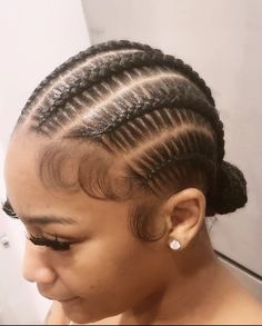 2 Braids Hairstyles, Cornrows For Girls, Cute Curly Hairstyles, Quick Natural Hair Styles, Feed In Braids Hairstyles, Ethnic Hairstyles, Braided Cornrow Hairstyles, Protective Hairstyles Braids, Pretty Braided Hairstyles