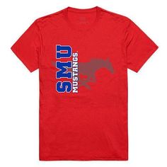 Southern Methodist University_ Mustangs NCAA Ghost Tee T-Shirt-Campus-Wardrobe School Spirit Shirts Designs, School Swag, Sports Ideas, School Shirt Designs, Southern Methodist University, School Spirit Wear, Ghost Tee, College Tees, School Spirit Shirts