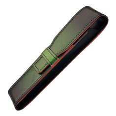 Pilot Cypris Pen Case in Green Pen Case Business Pencil Case With Pen Holders, Business Rectangular Pencil Case With Pen Holders, Rectangular Business Pencil Case With Pen Holders, Elegant Rectangular Pencil Case With Pen Holders, Urushi Lacquer, Pilot Fountain Pen, Leather Company, Writing Pens, Ombre Color