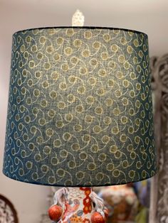 This is large sized Empire shade (11.75 x 13.75 x 11.75) with a harp fitting. If you'd prefer an Uno or Duplex fitting, it's available by request. This lampshade is handmade, with vintage, hand printed, hand woven, and/or hand dyed fabric. There will be slight differences, and tiny flaws that would not appear on a mass produced item. I make the shades as carefully as possible, so if there’s ever a problem, please contact me. I’m always happy to work out an exchange or return if you are unsatisfi Mossy Green, Hand Dyed Fabric, Circular Pattern, Led Light Bulb, Dyed Fabric, Harp, Block Print, Hand Woven, Hand Dyeing