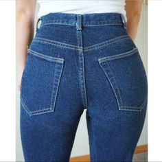 Vintage Calvin Klein Jeans. High Waisted, Skinny Straight Leg. Dated 1990’s In Perfect Condition. Maybe Washed Once Or Twice Ever. Basically Brand New Vintage Jeans. Thick Denim. Very Faint Distressing On The Back Side Of The Legs At The Bottom. Seen In Video Marked Size 4 But Fits Like A 2 Measurements Waist 13.5” Front Rise 11.5” Thigh 9.5” Length 43” Calvin Klein High Waisted, Vintage Calvin Klein Jeans, White Calvin Klein, High Rise Denim Jeans, Vintage Calvin Klein, Jeans High Waisted, White Denim Jeans, High Rise Mom Jeans, Vintage Jeans