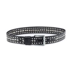 Buy Punk Belt Studded Mens Black Genuine Leather 3 Row Rivet Wide Thick Belt For Jeans With Silver Buckle 4.5 Cm BELT SIZE: Choose from drop down menu above BELT WIDTH: 1 3/4" (4.5 cm) LEATHER: Genuine leather COLOR: Black BUCKLE: Metal in silver color CONDITION: New ALL BELTS ARE MEASURED FROM THE LEATHER PART'S END TO THE MIDDLE HOLE. PAYMENT Shopping on Etsy is 100% safe. I accept Paypal to make your payment process totally secure. Paypal also protect your financial information.  WORLDWIDE DE Studs Men, Studded Belt, Suspender Belt, Rivets, Belt Size, Metal Buckles, Suspenders, The Row, Silver Color