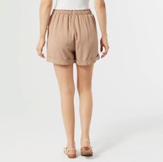 Taupe Linen Shorts – Southern Sunday Pull On Shorts, Linen Short, Comfy Shorts, Sweater Blouse, Linen Shorts, Staple Pieces, Skirt Pants, Short Sets, Bottoms Pants