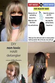 Wispy Bangs, Brittle Hair, Hair Detangler