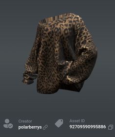 an animal print shirt is shown on the app store's phone screen, and it appears to be fake