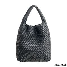 Olivia Mark - New bags female hand-carried fashion PU mother and child bags large capacity handbag senior hand-woven bags New Bags, Knitting Bag, Trend Style, Woven Bag, Bird In Bag, Knitted Bags, Mother And Child, Pocket Detail, Olivia Mark