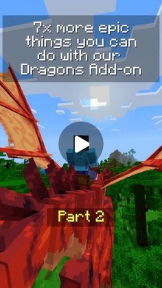 an image of a dragon in minecraft