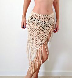 Geometric Lace Sarong Crochet Pattern by MyandGG Bohemian Vacation Patterns, Bohemian Crochet Patterns For Vacation, White Bohemian Summer Patterns, Bohemian Summer Patterns In White, Bohemian White Patterns For Summer, Bohemian Summer Vacation Patterns, Bohemian Crochet Lace Patterns For Beach, White Bohemian Crochet Lace Patterns, Bohemian Beach Crochet Patterns