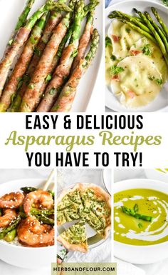 asparagus are the most popular appetizers to try this spring and summer