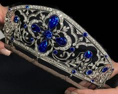 Saphhire Crown, Safire Crown, Blue Diamond Crown Men, Sapphire Wedding Crown, Sapphire Blue Dress Tiara, Wedding Tiara Sapphire, Sapphire Aesthetic, Outfit Claims, Medical Scientist