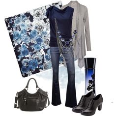 "blue rose" by sagramora on Polyvore Blue Rose, What To Wear, Hair Makeup, Bags For Women, Designer Clothes, Perfect Clothing, Streetwear Brands, Independent Design