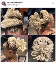 Events Hairstyles, Event Hairstyles, Beautiful Locs, Dreadlock Styles, Dreads Styles, Dreadlock Hairstyles