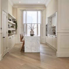 the kitchen is clean and ready for us to use in its new owner's home