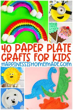 paper plate crafts for kids to make