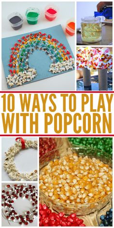 the top ten ways to play with popcorn and other things that are made out of cereal