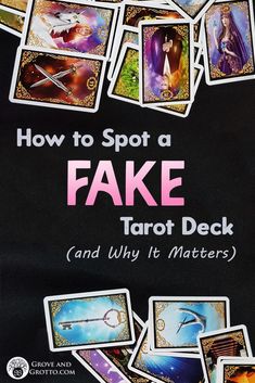 the cover of how to spot a fake tarot deck and why it matters?