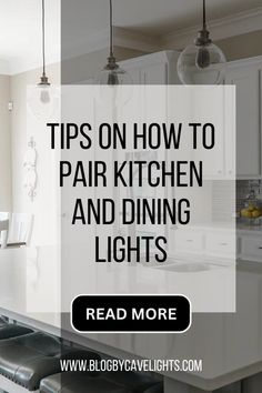 Pairing Kitchen Lighting Fixtures | Tips for Pairing Dining & Kitchen Lighting Kitchen Table Hanging Lights, Above Table Lighting, Matching Kitchen And Dining Room Lights, Dining Lights Ideas, Peninsula Lighting Ideas, Dinette Lighting Fixtures, Eat In Kitchen Light Fixture, Kitchen Light Over Table, Kitchen And Dining Lighting Combinations