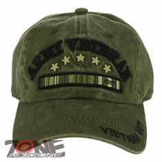 NEW! US ARMY VIETNAM VETERAN DISTRESSED VINTAGE BASEBALL CAP HAT OLIVE NEW! US ARMY VIETNAM VETERAN DISTRESSED VINTAGE BASEBALL CAP HAT OLIVE NEW - WITH TAGS 100% COTTON Logos and designs are fully embroidered Size: One Size Fits All VELCRO ADJUSTMENT Shipping Payment Terms of Sale SHIPPING We ship Worldwide. We ship to USA 48 continental states, Item usually will be shipped out within 1~3 business days after payment received. We only ship to confirmed addresses. Non USA Customers: First Class I Khaki Military Baseball Cap For Sports, Khaki Military Style Baseball Cap For Sports, Military Style Khaki Baseball Cap, Military Style Khaki Trucker Hat, Khaki Military Hat For Sports, Military Style Trucker Hat, Military Green Snapback Hats, Military Style Khaki Baseball Cap With Curved Brim, Military Green Trucker Hat