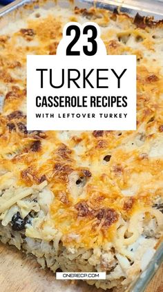 turkey casserole recipe with leftover turkey