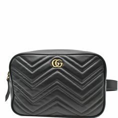 Item Details: Designer: GUCCI  Retail: N/A Model: GG Marmont Style: Belt Bag Material: Matelasse Leather Color: Black Made: Italy  Belt Size: 80.32 Code: 523380 Measurements: W 9.5" x H 6.25" x D 2.25" Accessories: Dust Bag. Condition Detail: Rank AB: Overall excellent condition. May have dirt and scratches. Please see the pictures carefully. Outside: Clean condition. Inside: Light signs of use. Edges: Light signs of use. Belt: Light signs of use. Leather: Clean condition. Hardware: Light scratc Style Belt Bag, Gucci Gg Marmont Matelasse, Gucci Gg Marmont, Gucci Models, Leather Belt Bag, Gg Marmont, Leather Cleaning, D 2, Gucci Bags