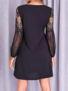 Gender:Women Type:Dresses Feature:V-Neck. Lace. Long Sleeve Material:Polyester Style:Casual/Fashion Color:Black Size:S. M. L. XL. 2XL Please Note:All Dimensions Are Measured Manually With A Deviation Of 1 To 3cm. Black Lace Long Sleeve Dress, Lace Long Sleeve Dress, Womens Boho Dresses, Womens Fall Dress, Women Long Sleeve Dress, Lace Long Sleeve, Long Sleeve Lace Dress, Fashion Color, Boho Women