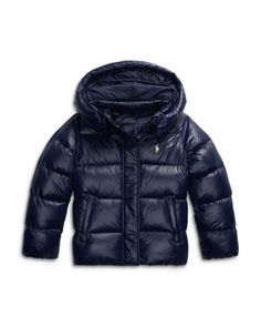 Polo Ralph Lauren Girls' Down Hooded Jacket - Big Kid Polo Ralph Lauren Puffer Jacket, Polo Puffer Jacket, Christmas List Items, Superdry Jacket, Polo Ralph Lauren Jacket, Girls Winter Outfits, Polo Jacket, Xmas Wishlist, Ralph Lauren Hoodie