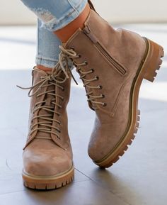 Taupe Combat Boots, Tan Combat Boots, Cute Winter Boots, Cole Haan Women Shoes, Timberland Leather Boots, Combat Boot Outfit, Bohemian Boots, North Face Boots, Pink Cowboy Boots