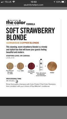 Color Xg Formulas, Paul Mitchell Strawberry Blonde Formula, Paul Mitchell Color Formulas Blondes, Lanza Formulas, Paul Mitchell Toner Formulas, Paul Mitchell Color Formulas, Paul Mitchell Color Chart, Color Formulations