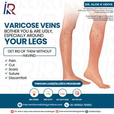 If you or any member in your family are having these symptoms then, Book your appointment today! Dr. Alok K Udiya +91 99993 78980 #varicoseveins #varicoseveinstreatment #varicoseveinsremoval #dralokkudiya #carechlhospital #interventionalradiologist #IR #varicoseveinsonlegs #legveins #legveintreatments #veintreatment #veinremoval #laser #glu #rfa #newtreatment #lasertreatment #indore #dralok #carechl #barwani Varicose Vein Removal, Leg Veins, Vein Removal, Free Homeschool Printables, Natural Healing Remedies, Radiology, Book Your Appointment, Light Therapy, Fashion Bloggers