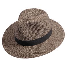 Have you ever seen 101 Dalmatians? This bold hat has a black and white straw weave combined with a black fabric hat band that will turn heads wherever you go. Adjustable Black Straw Fedora, Black Straw Panama Hat For Travel, Black Straw Hat With Flat Brim, Black Straw Panama Hat With Flat Brim, Black Toquilla Straw Hat With Short Brim, Black Straw Fedora With Flat Brim, Black Flat Brim Toquilla Straw Hat, Black Wide Brim Panama Hat For Outdoor, Black Toquilla Straw Hat With Flat Brim