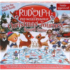 rudolph the red nosed reindeer christmas journey board game