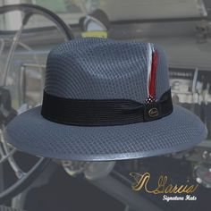 Handmade with the highest quality materials of 100% cotton string Style: Classic Viejo Fedora Color: Oxford Hat Band: Black Feathers: Goose Brand: Garcia Signature Hats All sales are final Social Media Facebook @garciasignaturehats Instagram @garciasignaturehats Fitted Gray Summer Hat, Gray Fedora With Curved Brim For Summer, Adjustable Gray Fedora For Summer, Casual Gray Fedora For Summer, Casual Gray Summer Fedora, Chicken Wing, Cotton String, Wing Recipes, Social Media Facebook