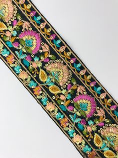 Embroidered Fabric Trim, Sari Fabric Trim, Embroidered Trim, Sari Border, Art Quilt, India Fabric Trim, Table Runner, Lehenga This beautiful Lace can be used for designing stylish blouses, shrugs, skirts, tunics, festive wear, wedding wear, and dresses. Hand sewn, home decoration, Arts and Crafts, Ottoman decoration, kids dress, Denim Jacket, etc. Measurements: approximately 2.75 inches wide This listing is sold by 1 yard. For Wholesale Purchase: Please contact me Please note: Any customs charge Wedding Dress Ribbon, Dress Ribbon, India Fabric, Fabric Table Runner, Fabric Table, Embroidered Saree, Saree Border, Etsy Wedding Dress, Sewing Ribbon