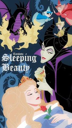 the sleeping beauty movie poster from disney's sleeping beauty