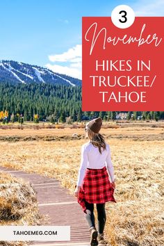 3 November Hikes in the Truckee/Tahoe area. List of places to go hiking in the late fall and early winter around North Tahoe. Lake Tahoe Hiking, Lake Tahoe Trip, Lake Tahoe Winter, Tahoe Trip, Snowshoes, Early Winter, Mountain Bike Trails